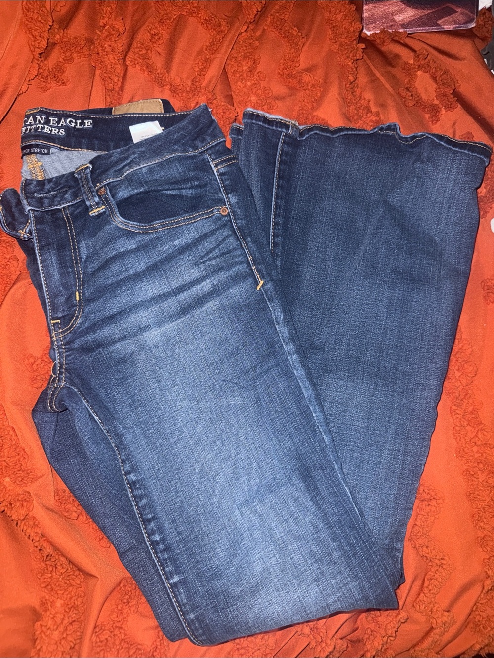 American Eagle Outfitters Dark Blue Flare Jeans